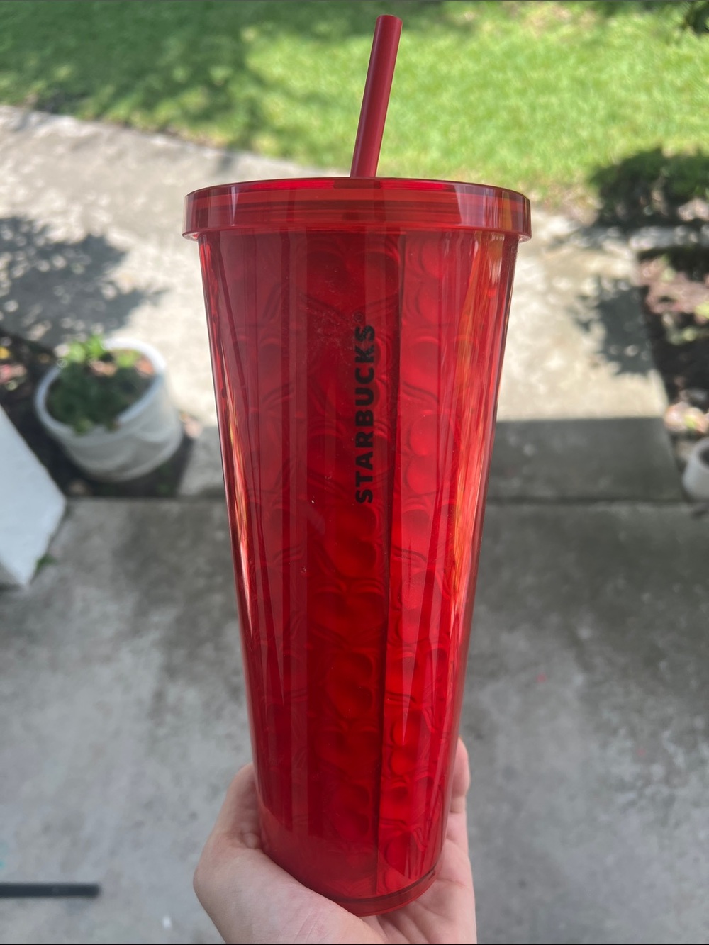 Starbucks Red Tall Reusable Tumbler with Straw